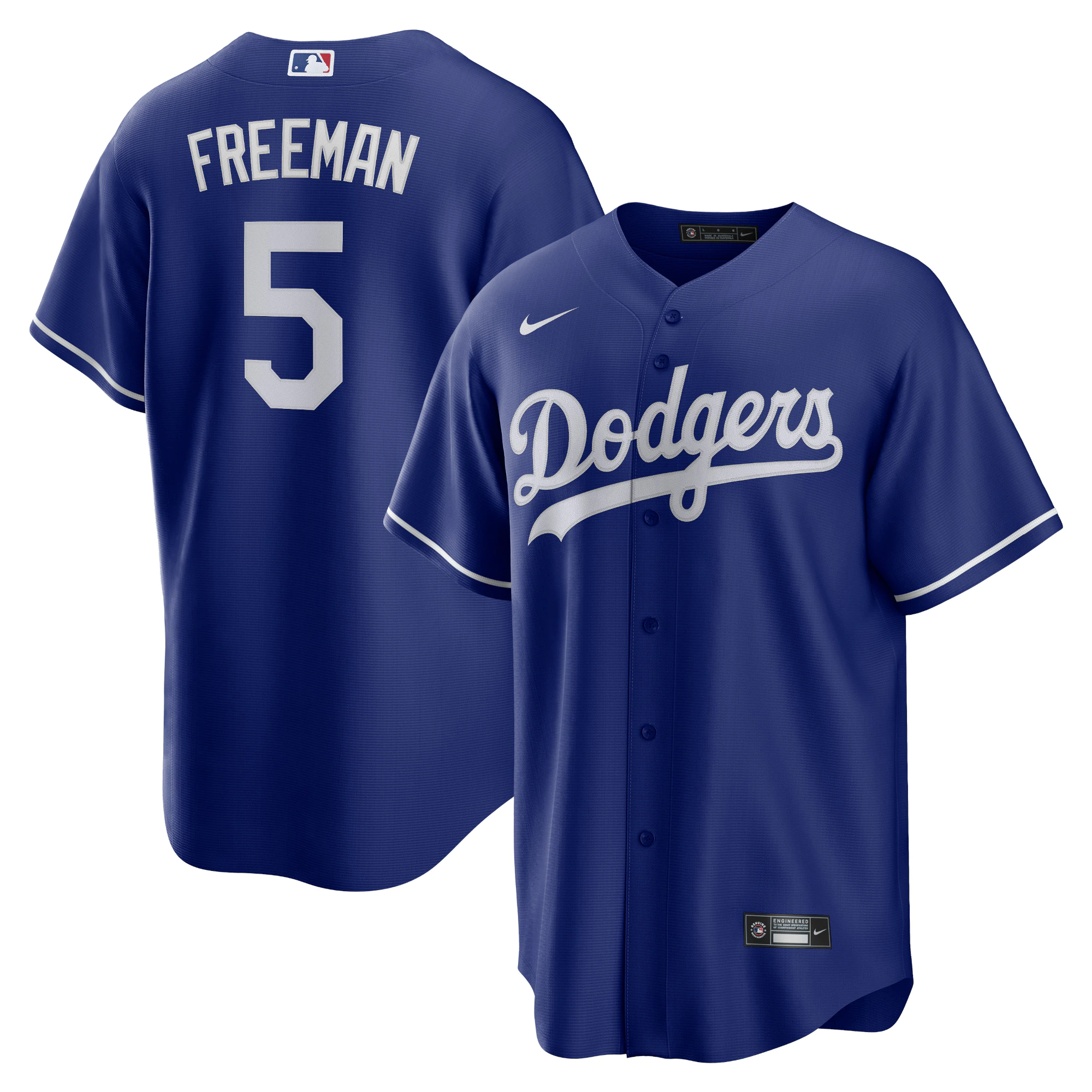 Freddie Freeman Los Angeles Dodgers Alternate Replica Player Baseball Jersey – Royal