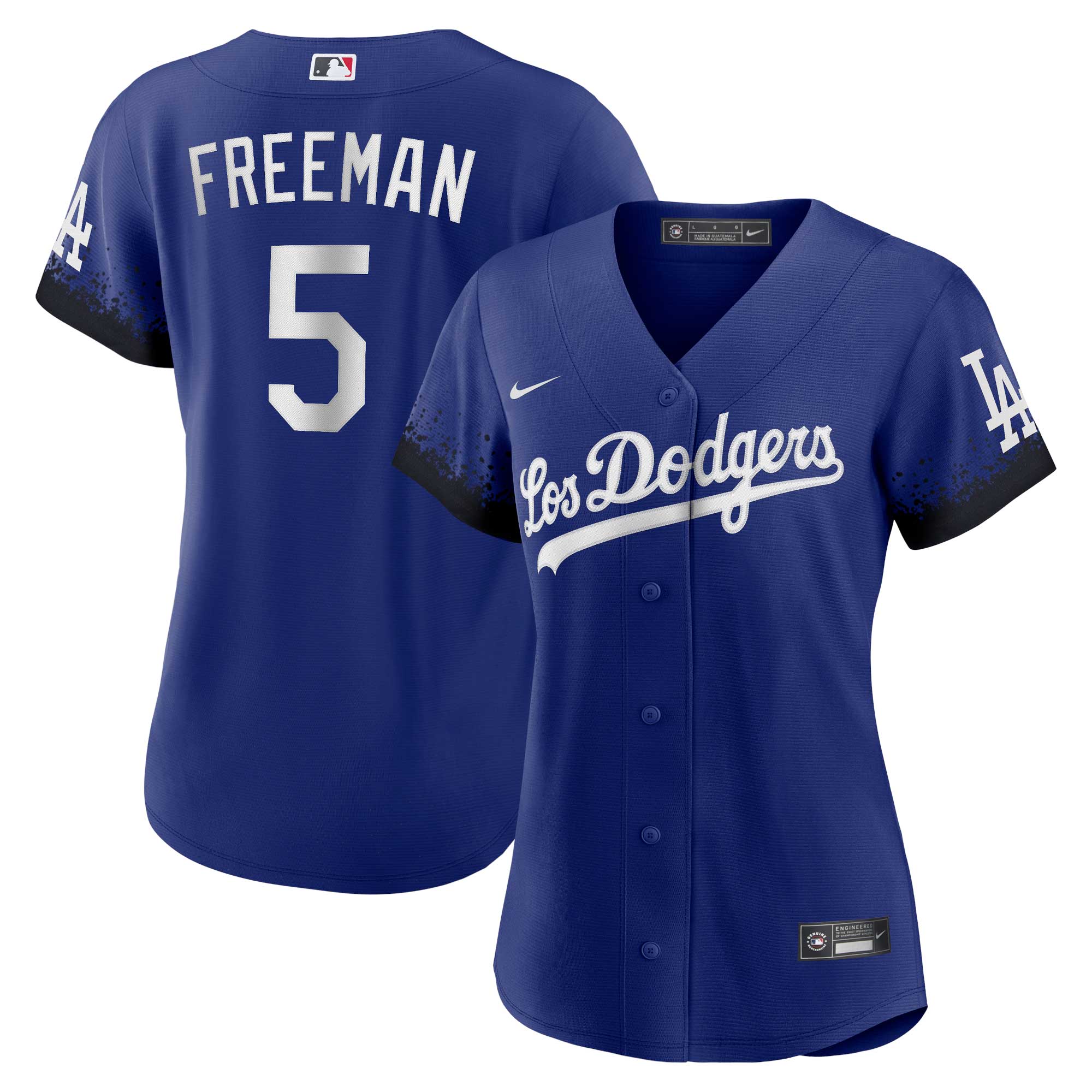 Freddie Freeman Los Angeles Dodgers Women’s City Connect Replica Player Baseball Jersey – Royal