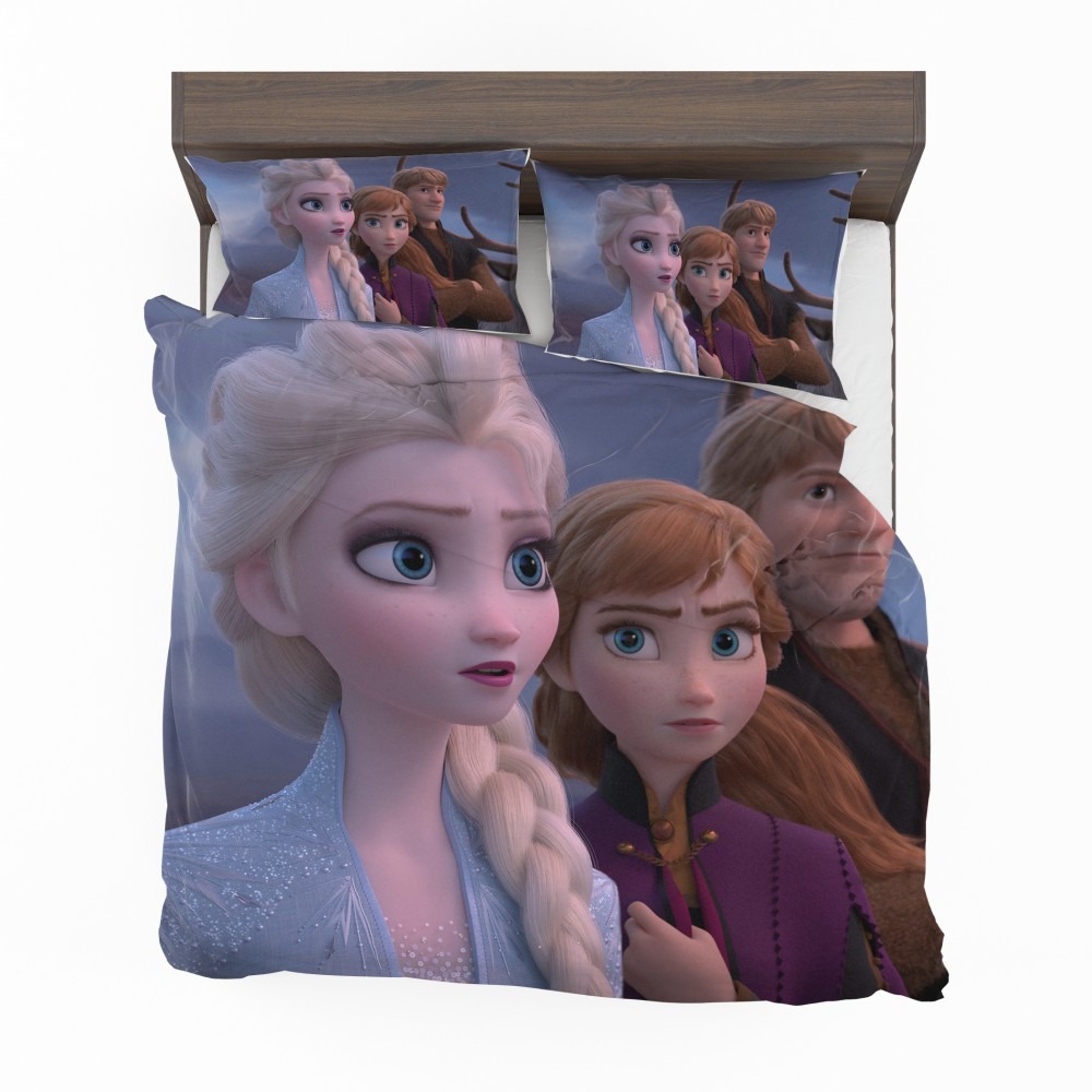 Alternative view of Frozen 2 Movie AnnaElsaKristoff Bedding Set - Custom Bedding Set