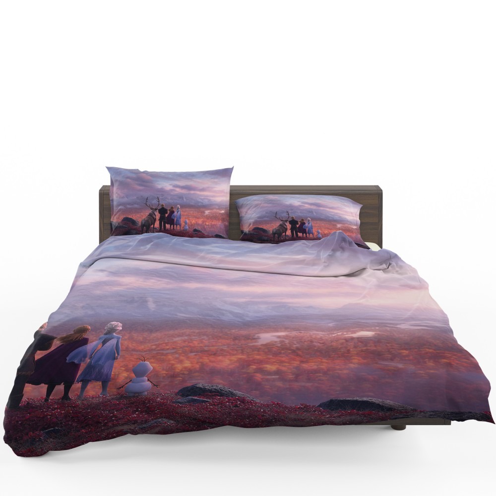 Frozen 2 Movie AnnaElsaKristoffOlaf Bedding Set - Custom Bedding Set