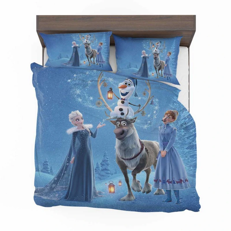 Alternative view of Frozen Movie Disney Elsa And Anna Bedding Set - Custom Bedding Set