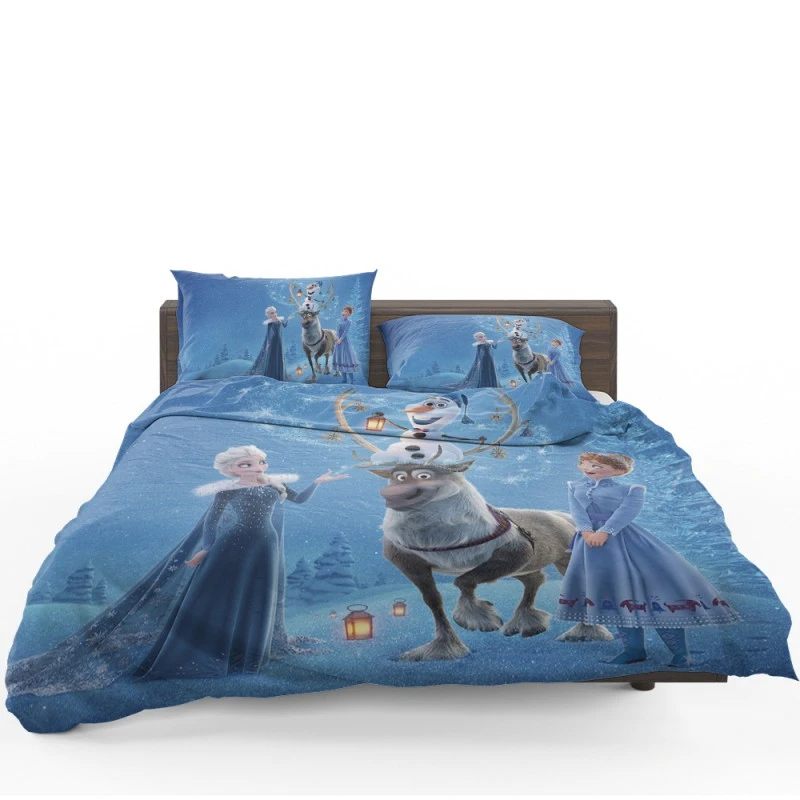 Frozen Movie Disney Elsa And Anna Bedding Set - Custom Bedding Set