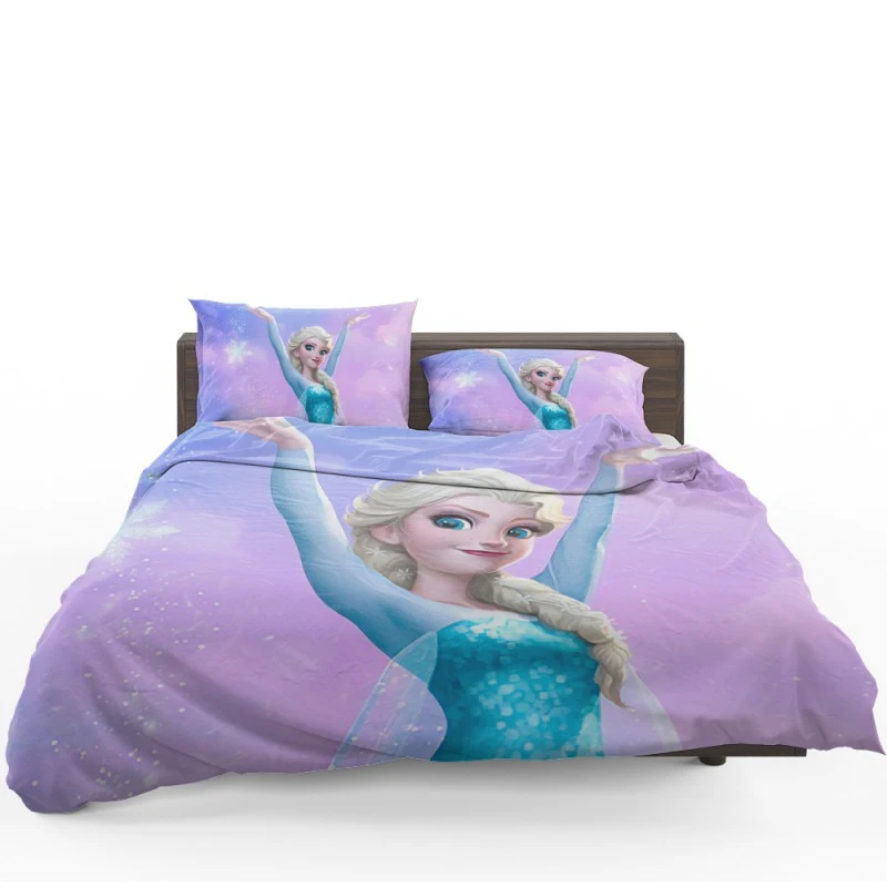 Frozen Movie Elsa Ice Castle Princess Bedding Set - Custom Bedding Set