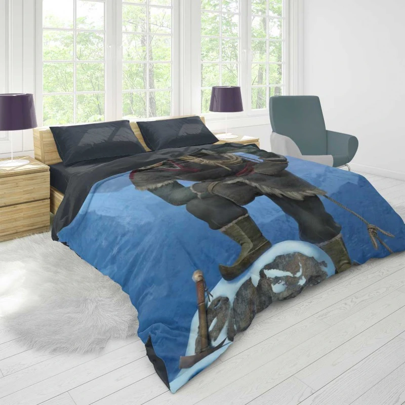 Alternative view of Frozen Movie Kristoff Disney Duvet Cover - Custom Bedding Set