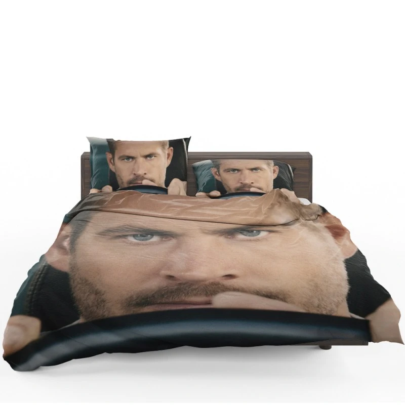 Furious 7 Movie Brian Paul Walker Bedding Set - Custom Bedding Set