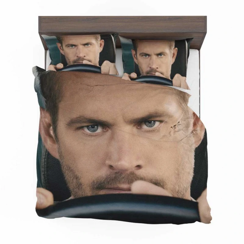 Alternative view of Furious 7 Movie Brian Paul Walker Bedding Set - Custom Bedding Set