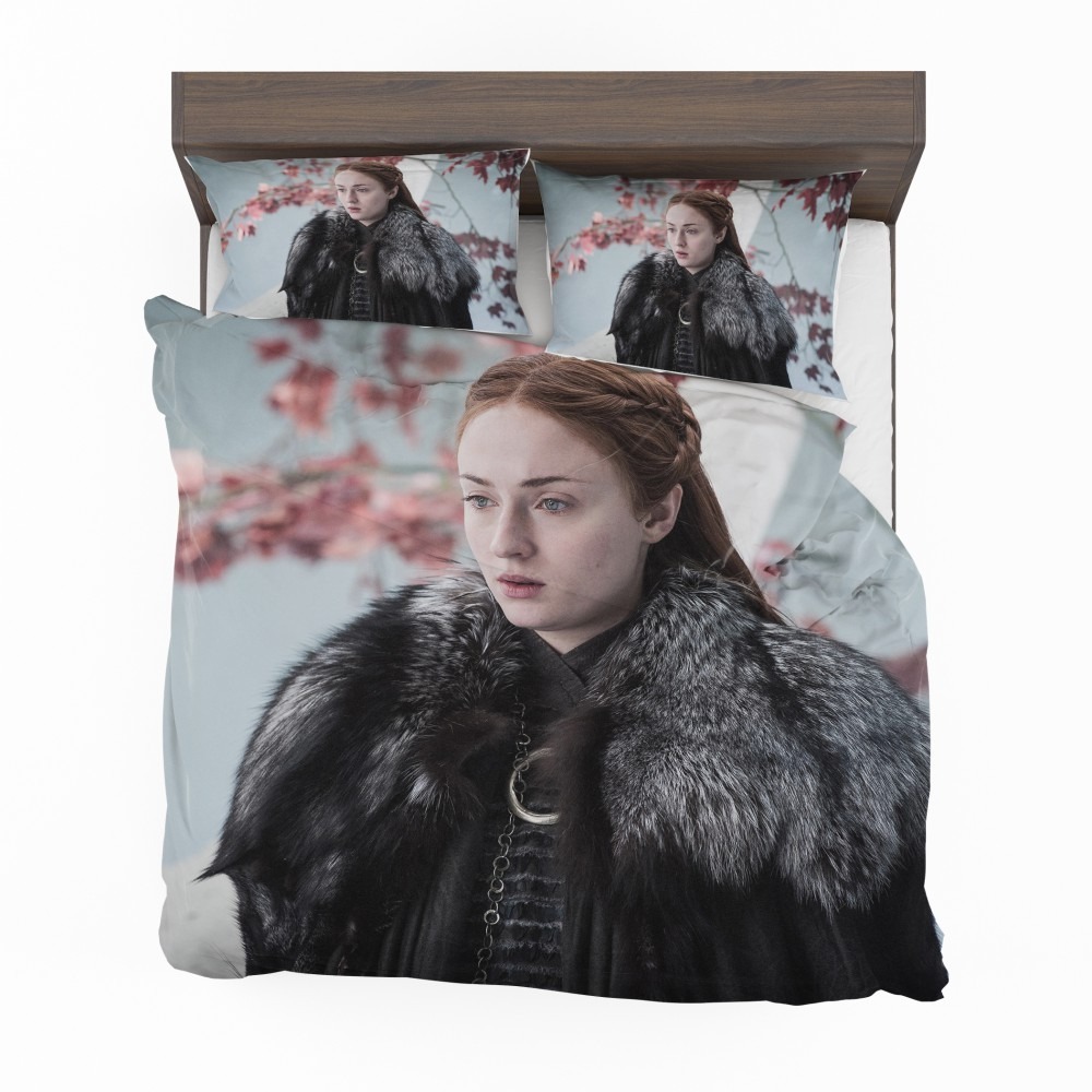 Alternative view of Game Of Thrones TV Series Sansa Stark Sophie Turner Bedding Set - Custom Bedding Set