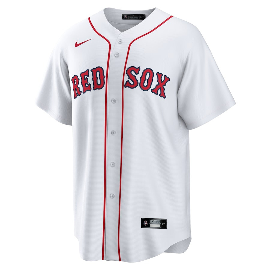 Alternative view of Garrett Crochet 35 Boston Red Sox Home Men Baseball Jersey - White