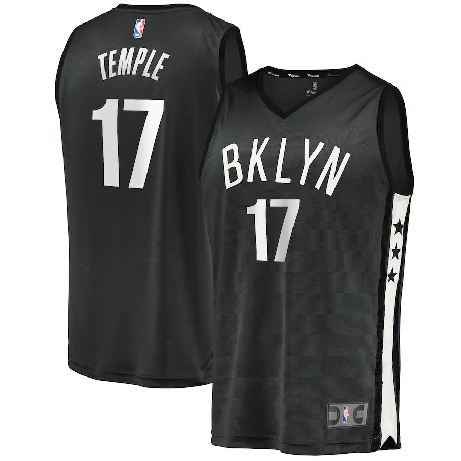 Garrett Temple Brooklyn Nets Fanatics Branded Fast Break Player Jersey - Statement Edition - Charcoal