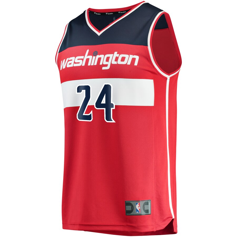 Alternative view of Garrison Mathews Washington Wizards Fanatics Branded Youth Fast Break Player Basketball Jersey - Icon Edition - Red