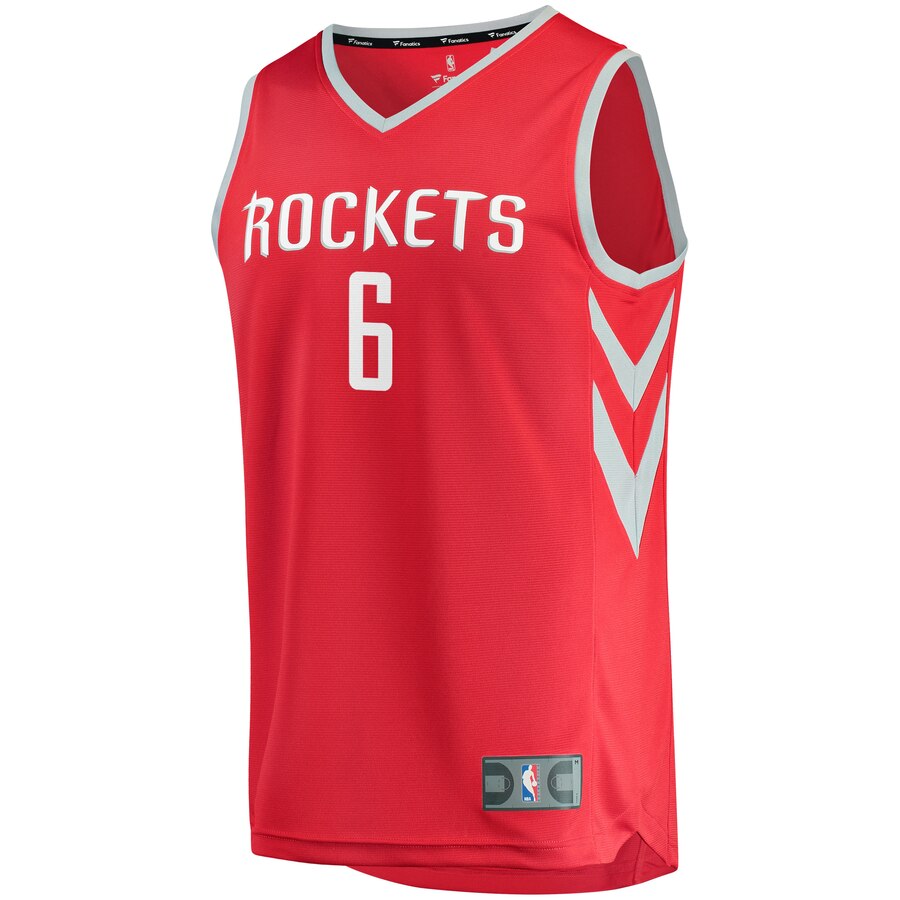 Alternative view of Gary Clark Houston Rockets Fanatics Branded Fast Break Replica Basketball Jersey - Icon Edition - Red
