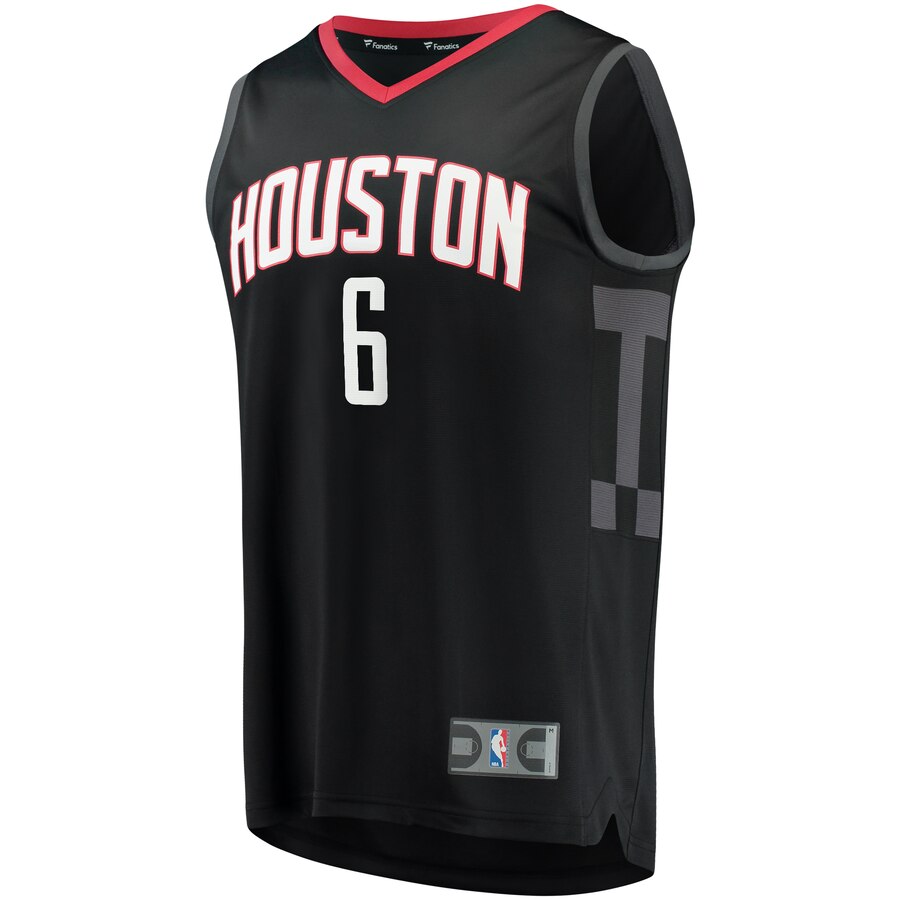 Alternative view of Gary Clark Houston Rockets Fanatics Branded Youth Fast Break Replica Player Basketball Jersey - Statement Edition - Black