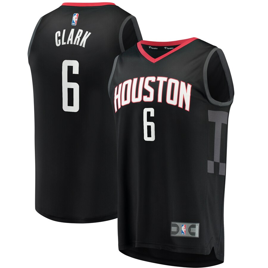 Gary Clark Houston Rockets Fanatics Branded Youth Fast Break Replica Player Basketball Jersey - Statement Edition - Black