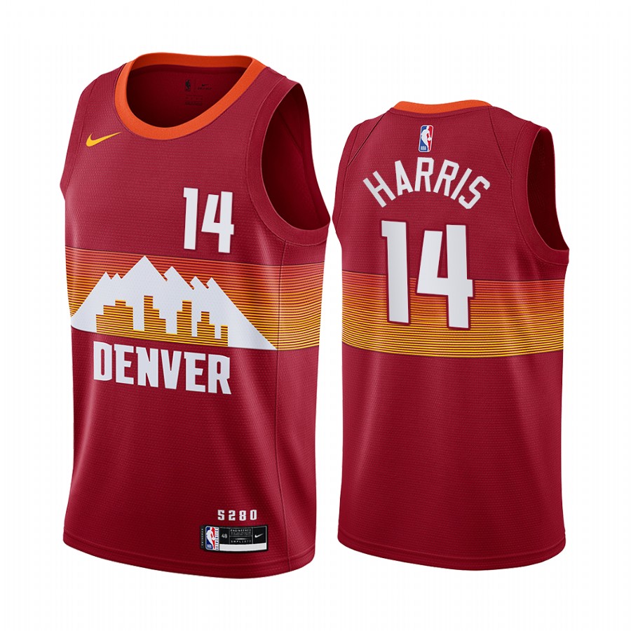 Gary Harris Denver Nuggets 2020-21 Orange City Edition Basketball Jersey New Uniform