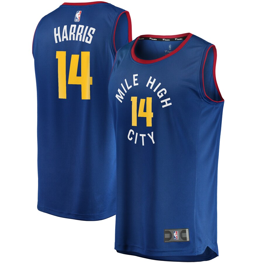Gary Harris Denver Nuggets Fanatics Branded Fast Break Player Basketball Jersey - Statement Edition - Blue