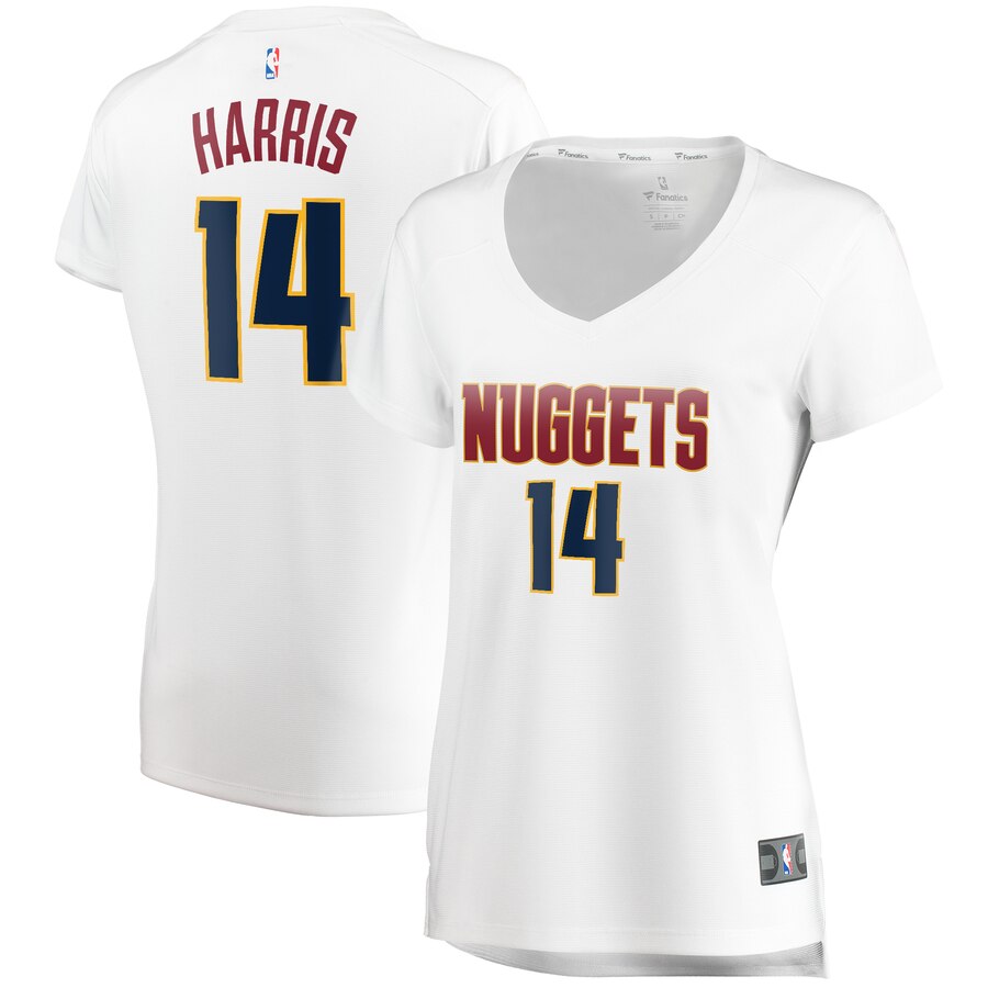 Gary Harris Denver Nuggets Fanatics Branded Women's Fast Break Player Basketball Jersey - Association Edition - White