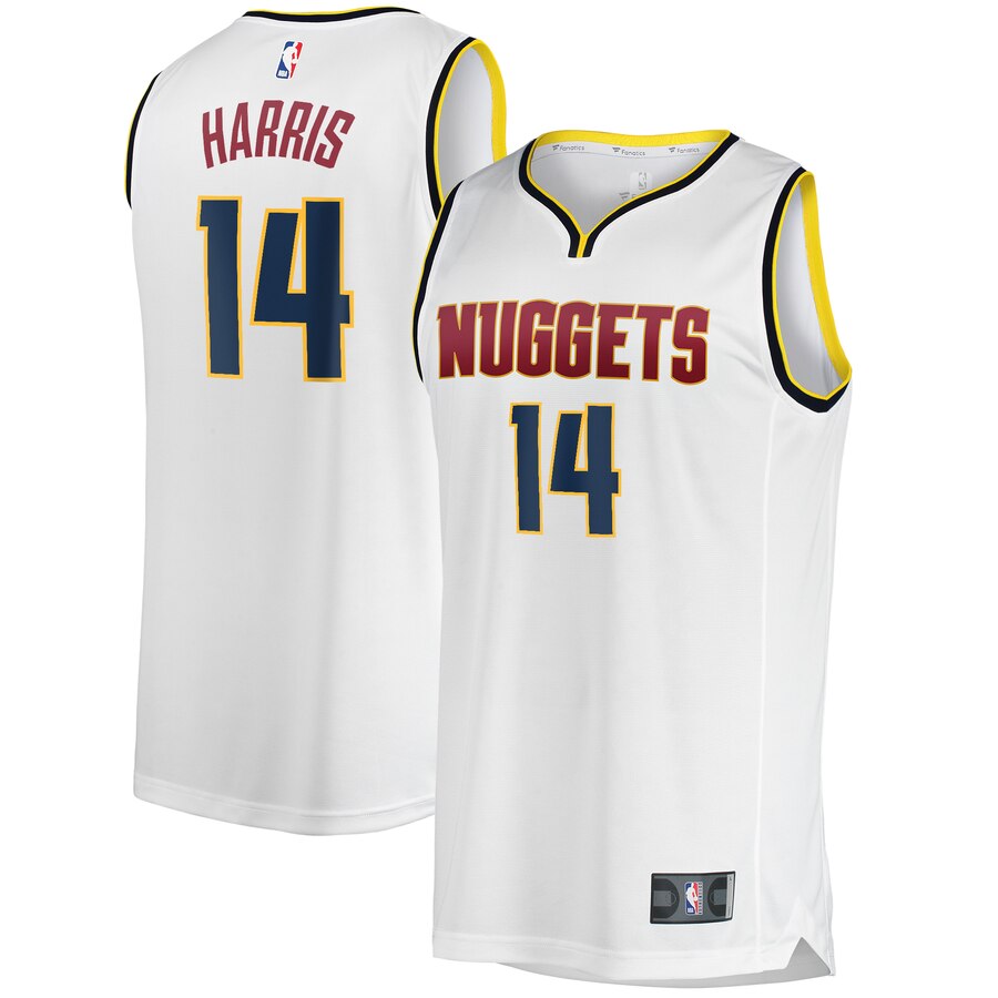 Gary Harris Denver Nuggets Fanatics Branded Youth Fast Break Player Basketball Jersey - Association Edition - White