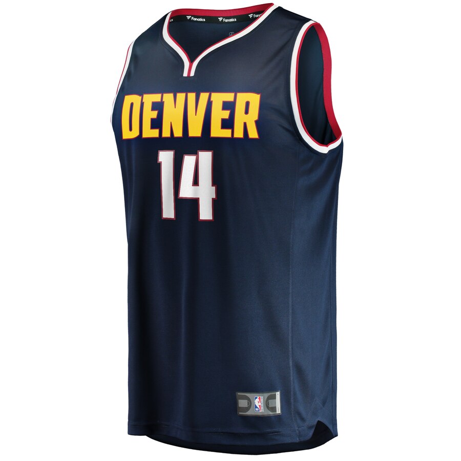 Alternative view of Gary Harris Denver Nuggets Fanatics Branded Youth Fast Break Player Basketball Jersey - Icon Edition - Navy