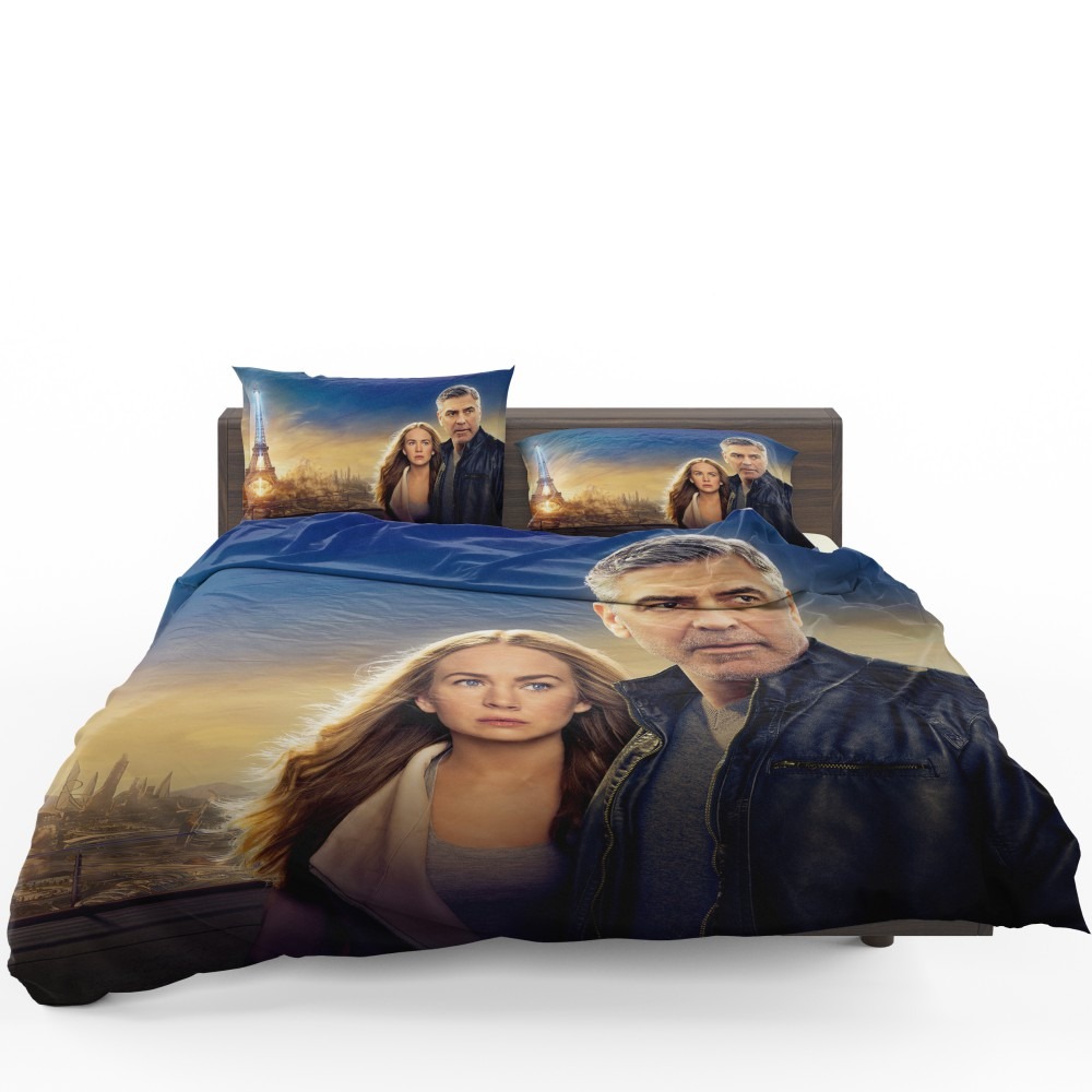 George Clooney & Brittany Robertson In Tomorrowland Movie Bedding Set - Custom Bedding Set