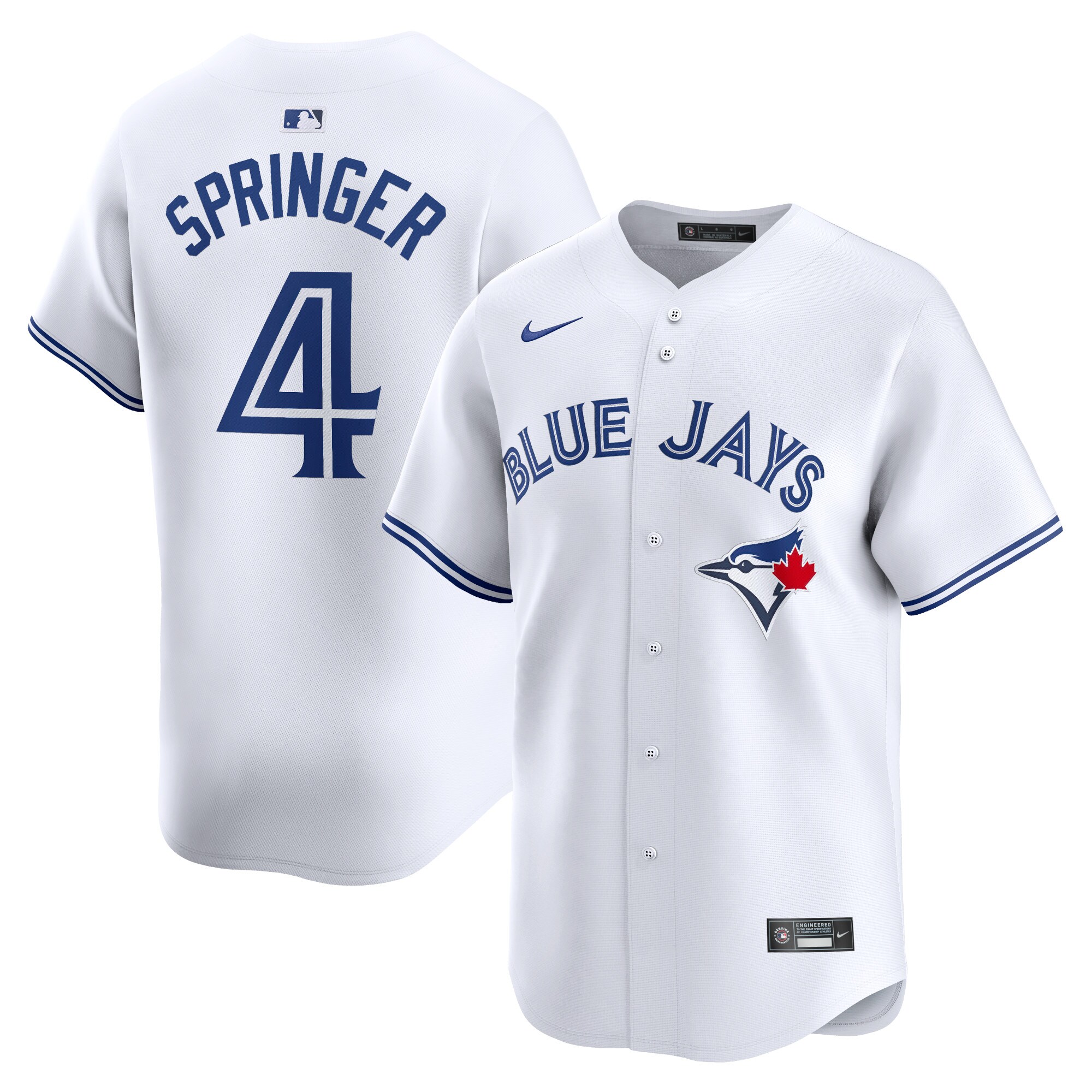 George Springer Toronto Blue Jays Home Limited Player Baseball Jersey - White