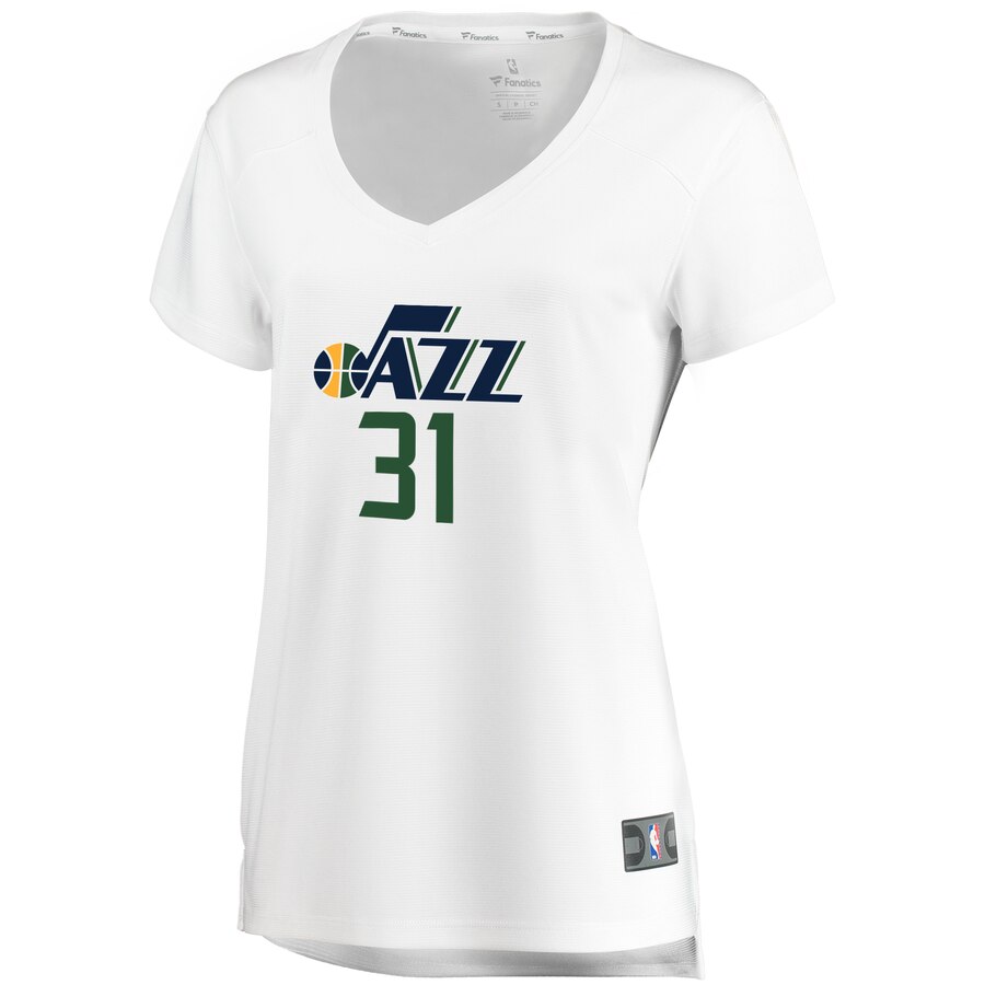 Alternative view of Georges Niang Utah Jazz Fanatics Branded Women's Fast Break Replica Basketball Jersey White - Association Edition