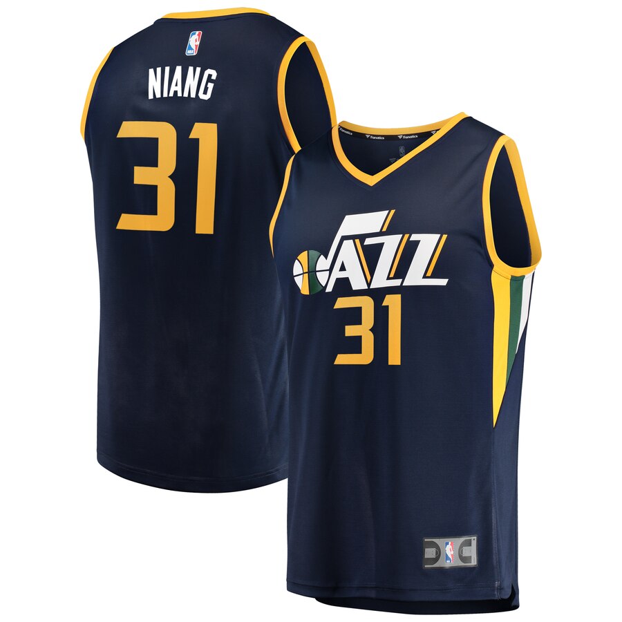 Georges Niang Utah Jazz Fanatics Branded Youth Fast Break Player Basketball Jersey - Icon Edition - Navy