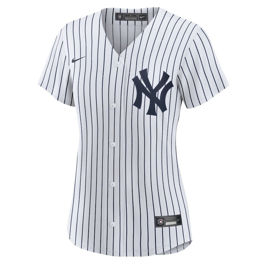Alternative view of Gerrit Cole 45 New York Yankees Women's Home Player Baseball Jersey - White 