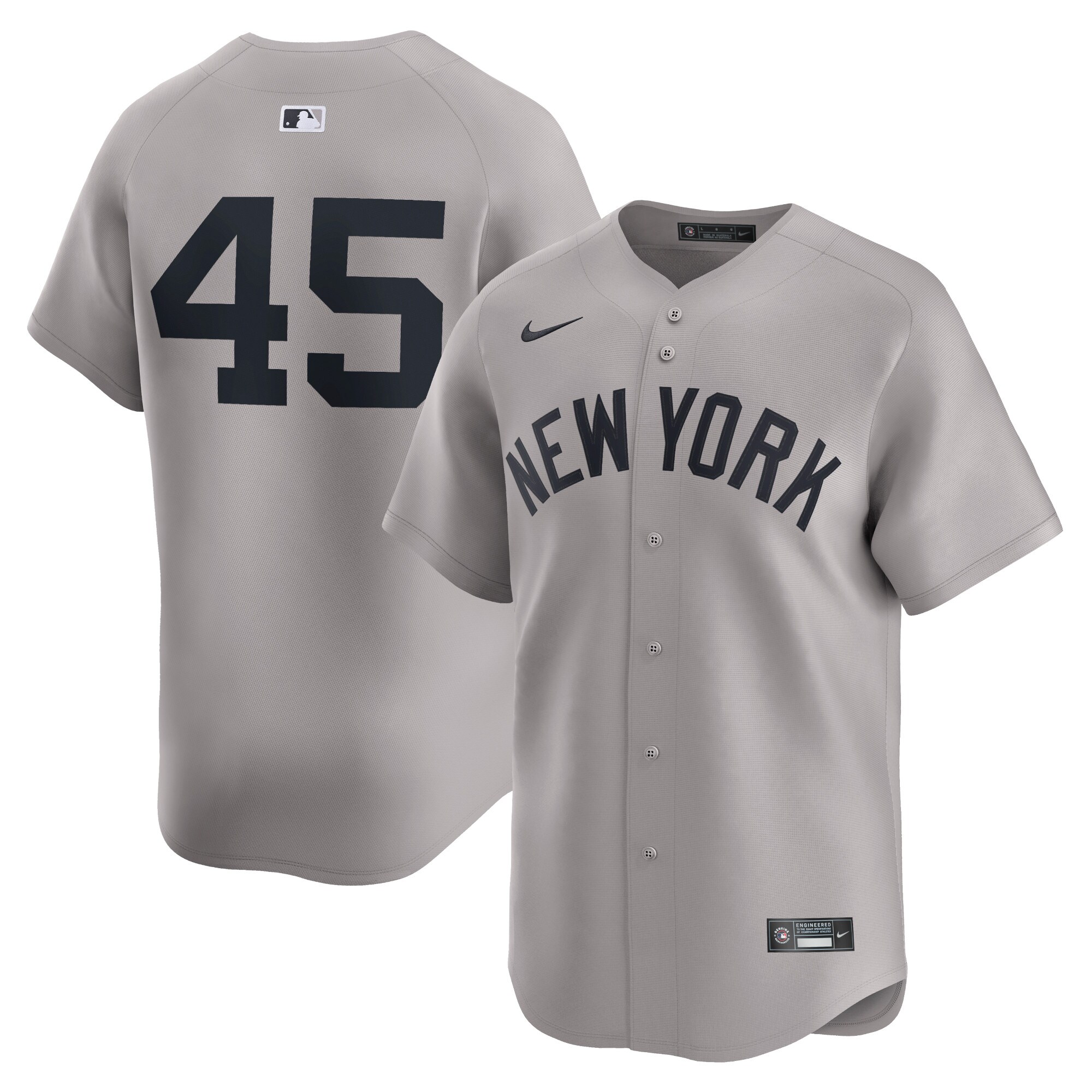 Gerrit Cole New York Yankees Away Limited Player Baseball Jersey - Gray