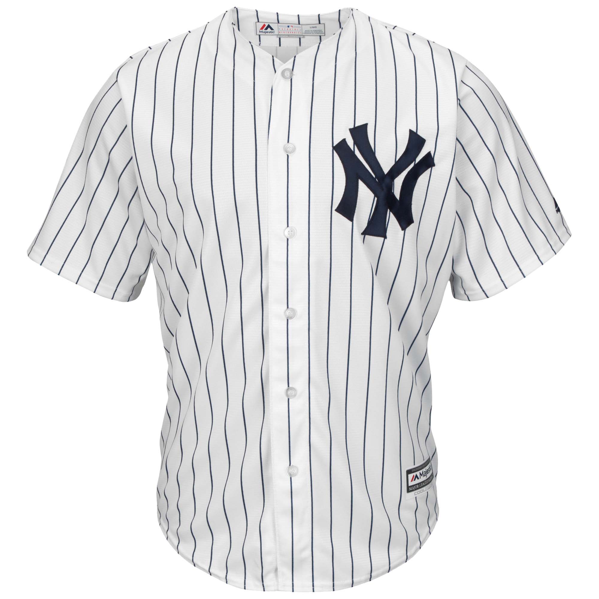 Alternative view of Gerrit Cole New York Yankees Big & Tall Replica Player Baseball Jersey - White/navy