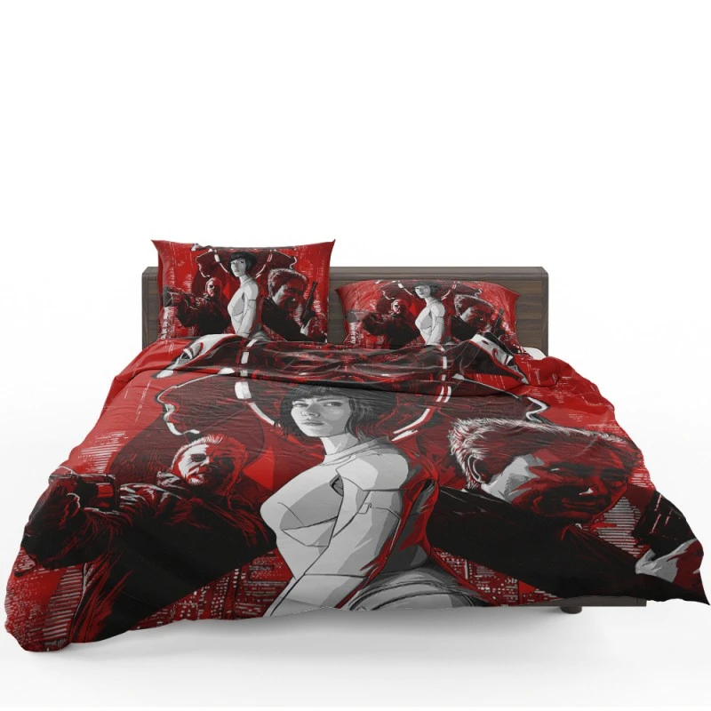 Ghost In The Shell Movie Scarlett Johansson Bedding Set - Custom Bedding Set
