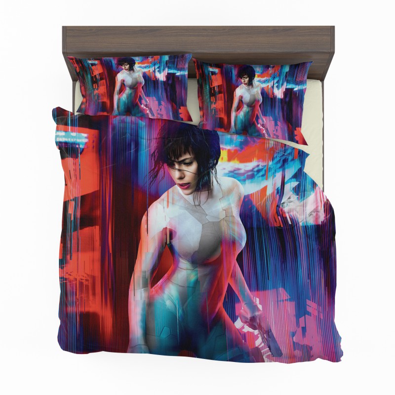 Alternative view of Ghost In The Shell Scarlett Johansson Bedding Set - Custom Bedding Set