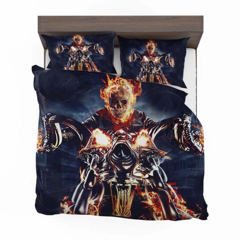 Alternative view of Ghost Rider Movie Bedding Set - Custom Bedding Set