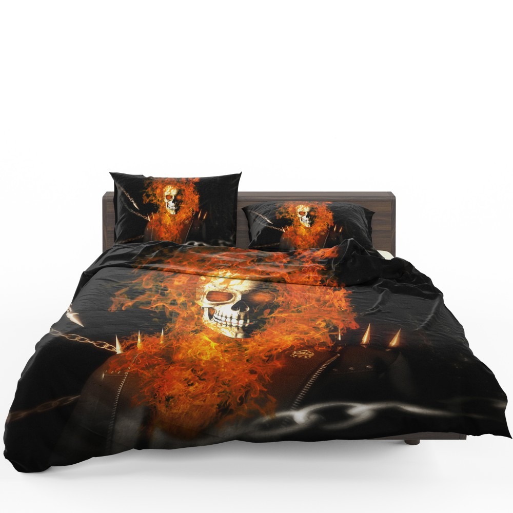 Ghost Rider Movie Ghost Rider Bedding Set - Custom Bedding Set