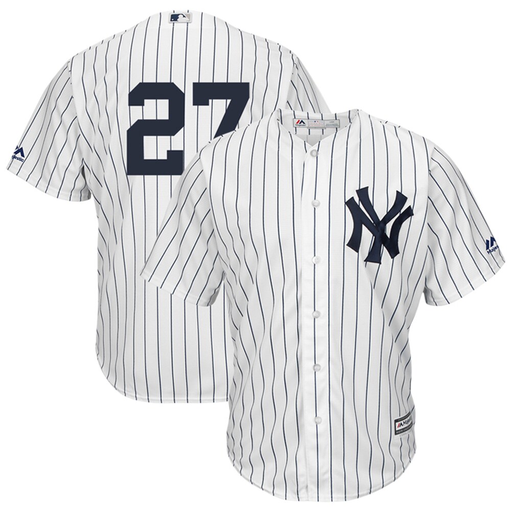 Giancarlo Stanton New York Yankees Majestic Cool Base Player Baseball Jersey - White
