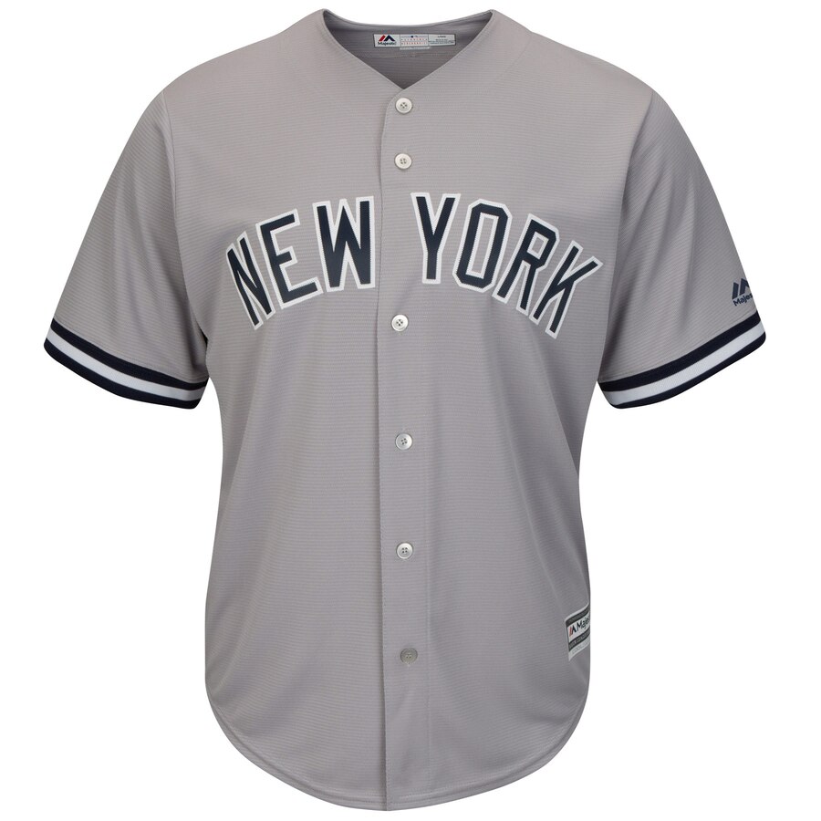 Alternative view of Giancarlo Stanton New York Yankees Majestic Cool Base Player Replica Baseball Jersey - Gray
