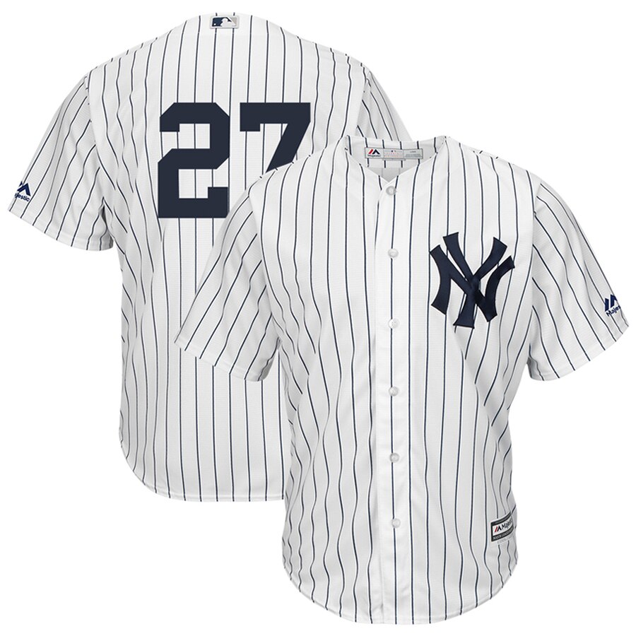 Giancarlo Stanton New York Yankees Majestic Cool Base Player Replica Baseball Jersey - White