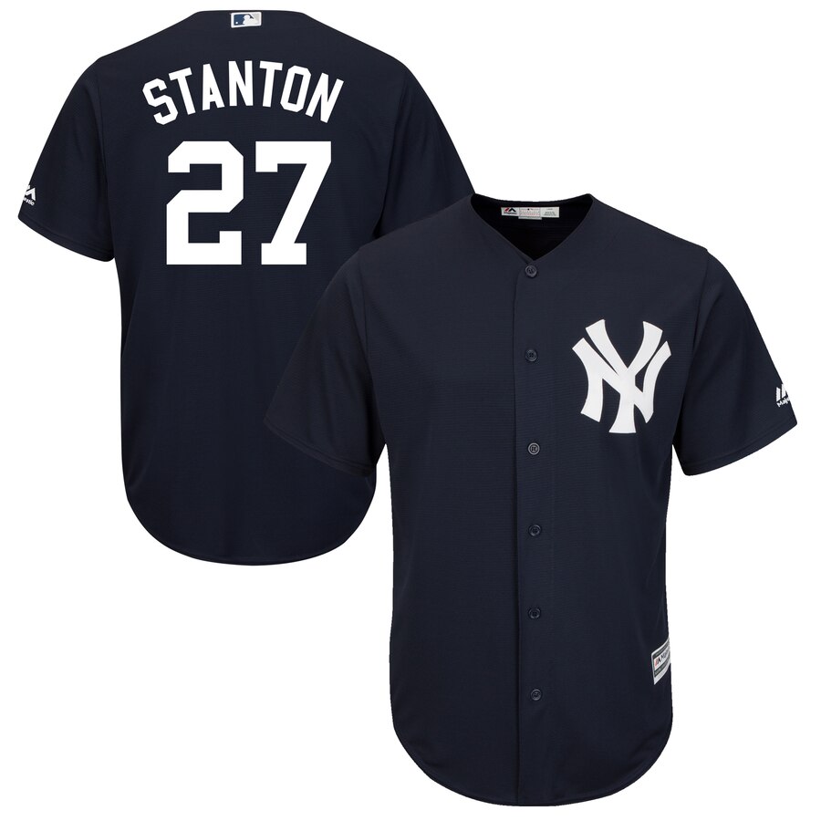 Giancarlo Stanton New York Yankees Majestic Cool Base Replica Player Baseball Jersey - Navy