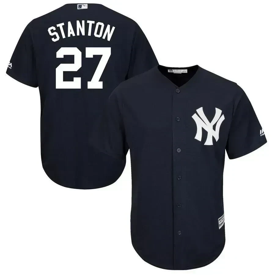 Giancarlo Stanton New York Yankees Player Baseball Jersey - Navy 