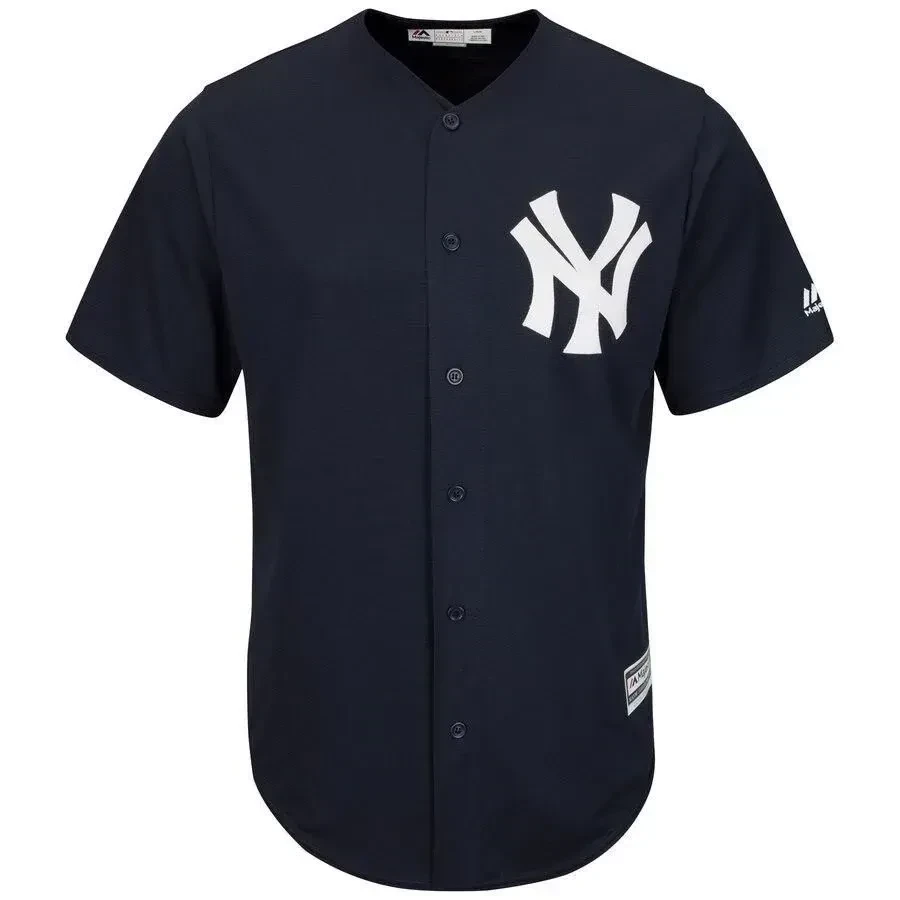 Alternative view of Giancarlo Stanton New York Yankees Player Baseball Jersey - Navy 