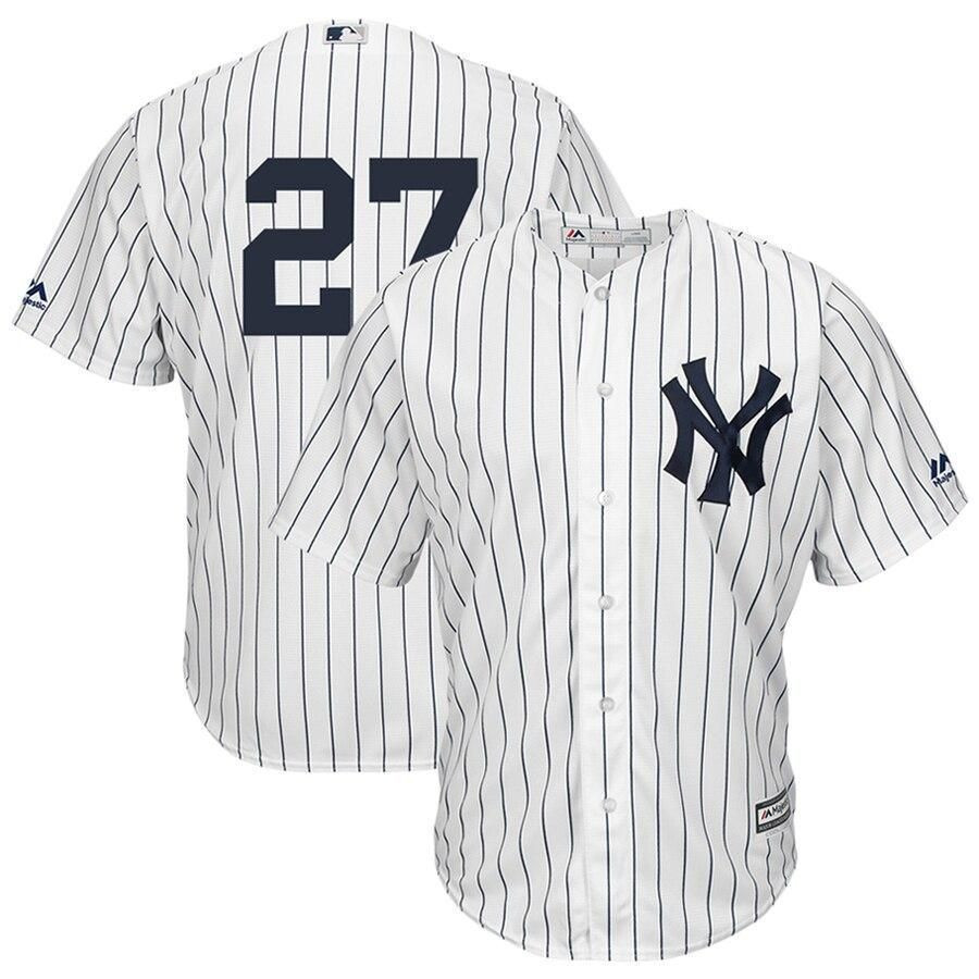Giancarlo Stanton New York Yankees Player Baseball Jersey - White 