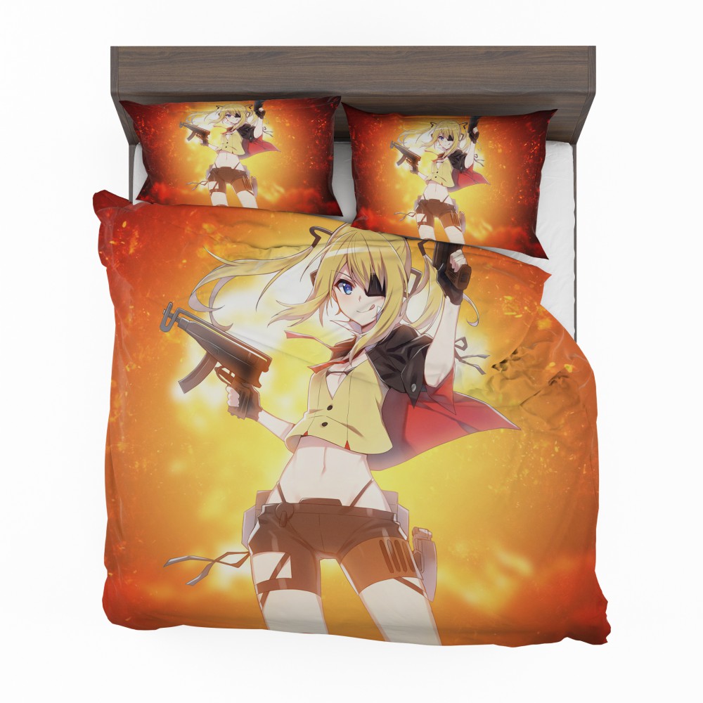 Alternative view of Girls Frontline Nuclear Guns Anime Bedding Set - Custom Bedding Set