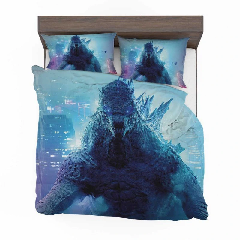 Alternative view of Godzilla Vs Kong Movie Bedding Set - Custom Bedding Set