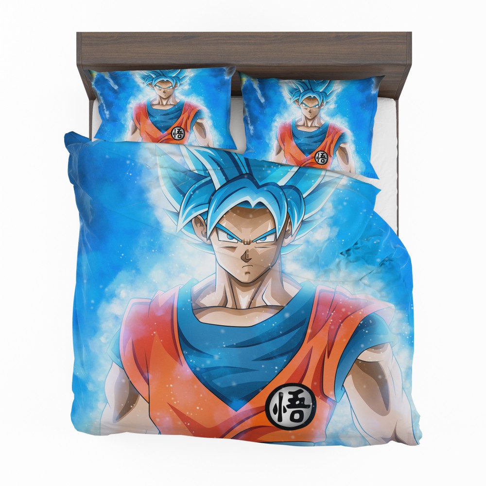 Alternative view of Goku Japanese Hero Anime Bedding Set - Custom Bedding Set