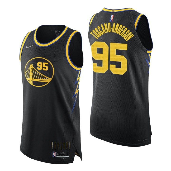 Golden State Warriors 2021-22 Nba 75th Juan Toscano-anderson Authentic Basketball Jersey City