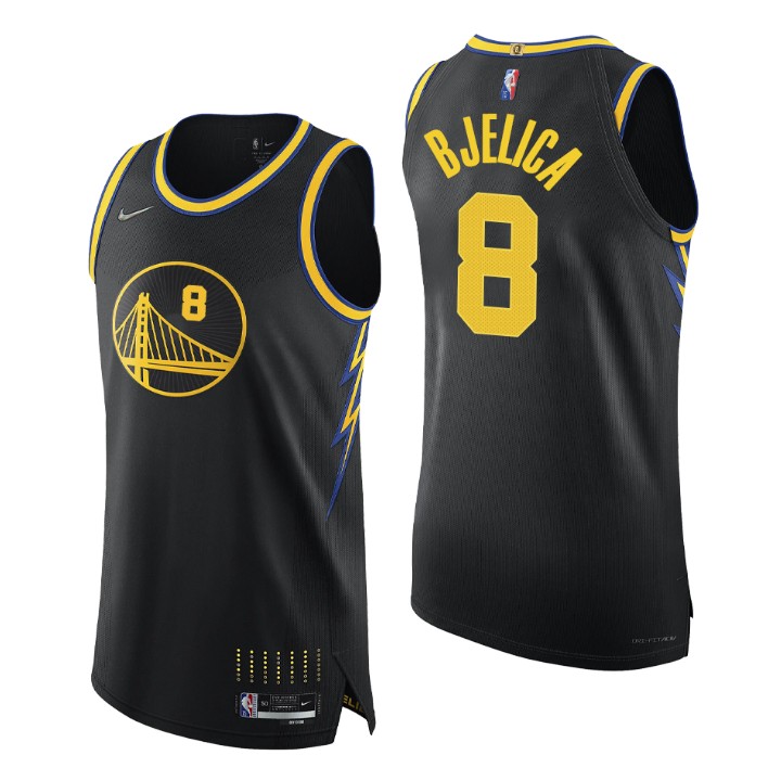 Golden State Warriors 2021-22 Nba 75th Nemanja Bjelica Authentic Basketball Jersey City