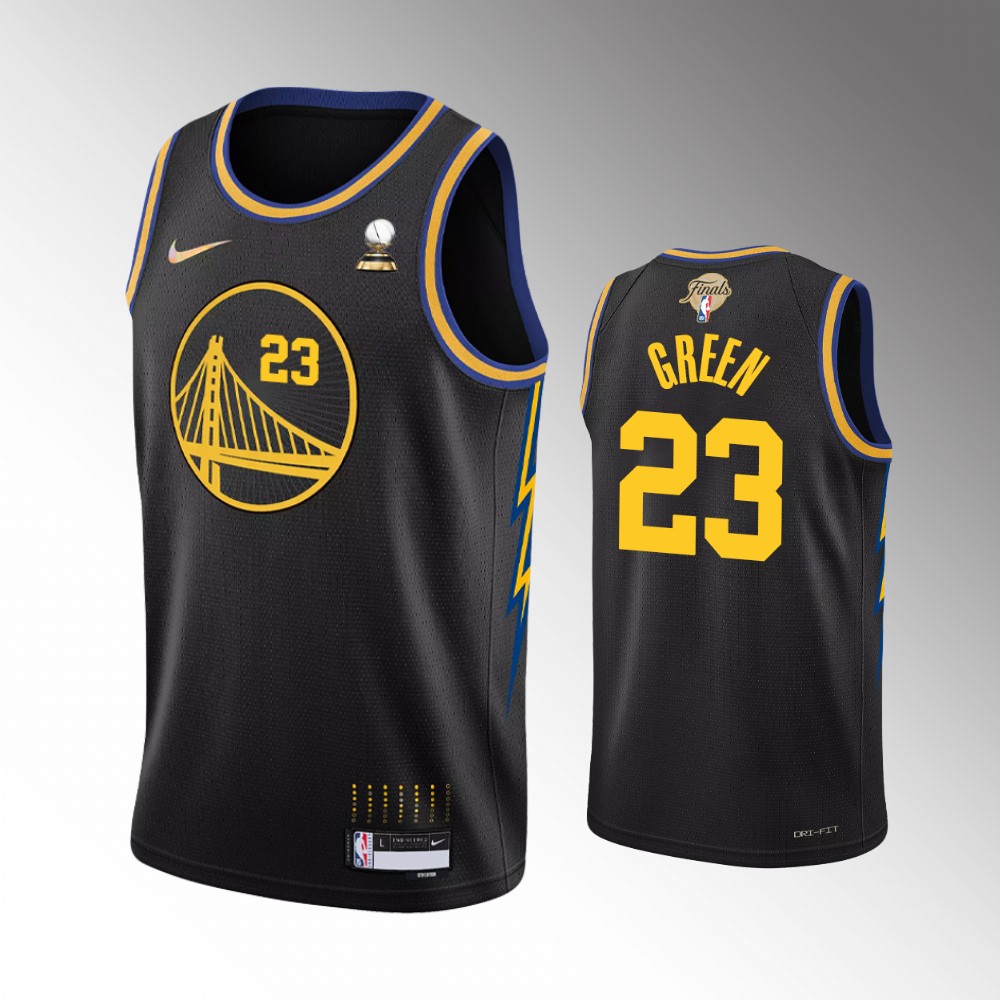 Golden State Warriors 2022 Western Conference Champions Draymond Green Black City Edition Swingman Basketball Jersey