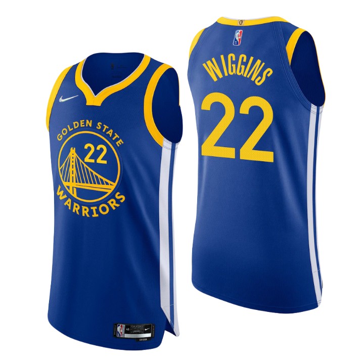 Golden State Warriors Andrew Wiggins 75th Anniversary Authentic Basketball Jersey Icon