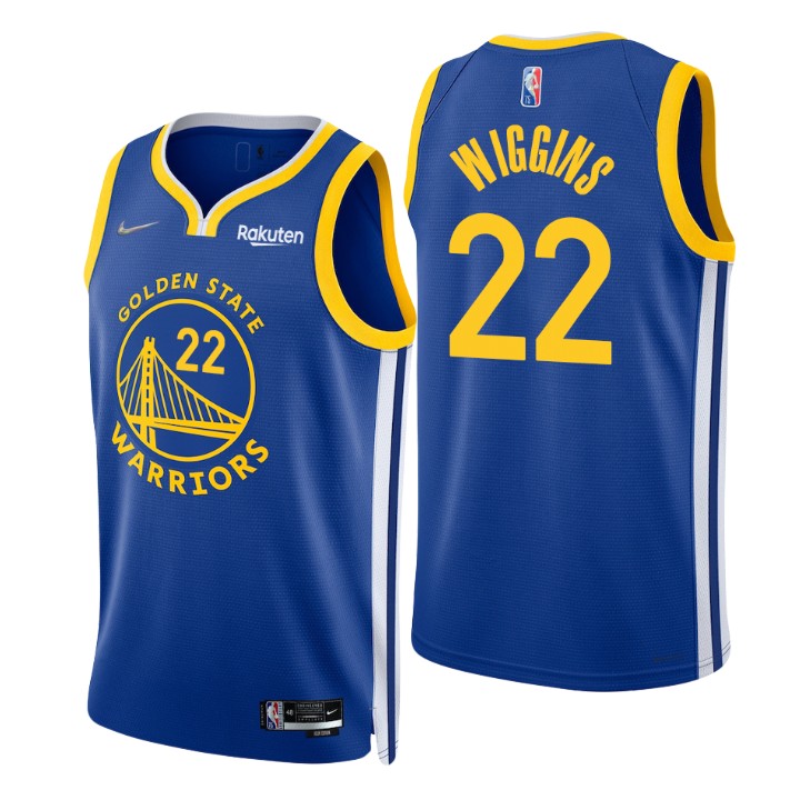 Golden State Warriors Andrew Wiggins 75th Anniversary Diamond Basketball Jersey Icon