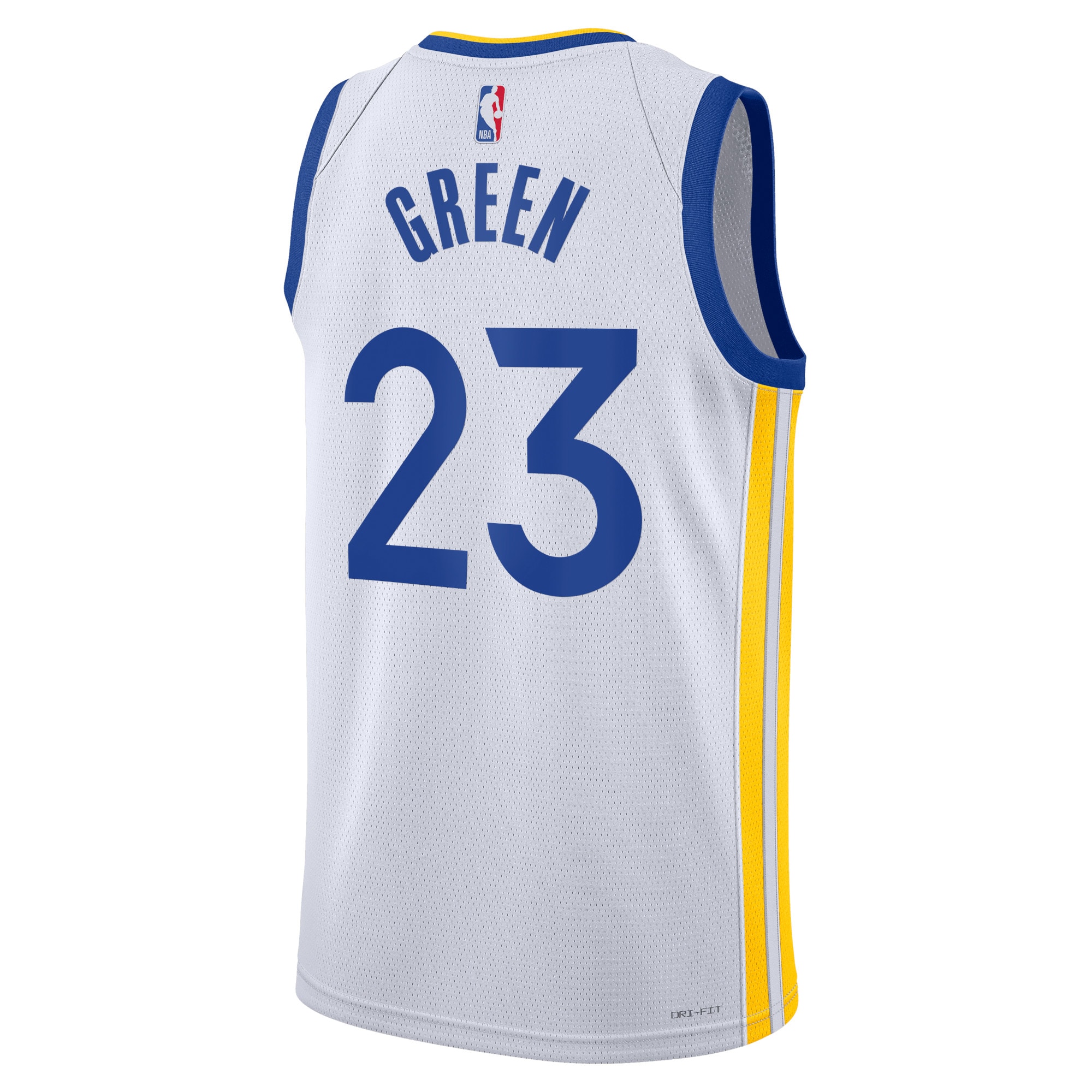 Alternative view of Golden State Warriors Association Edition Swingman Basketball Jersey - White - Draymond Green - Unisex - JS314 