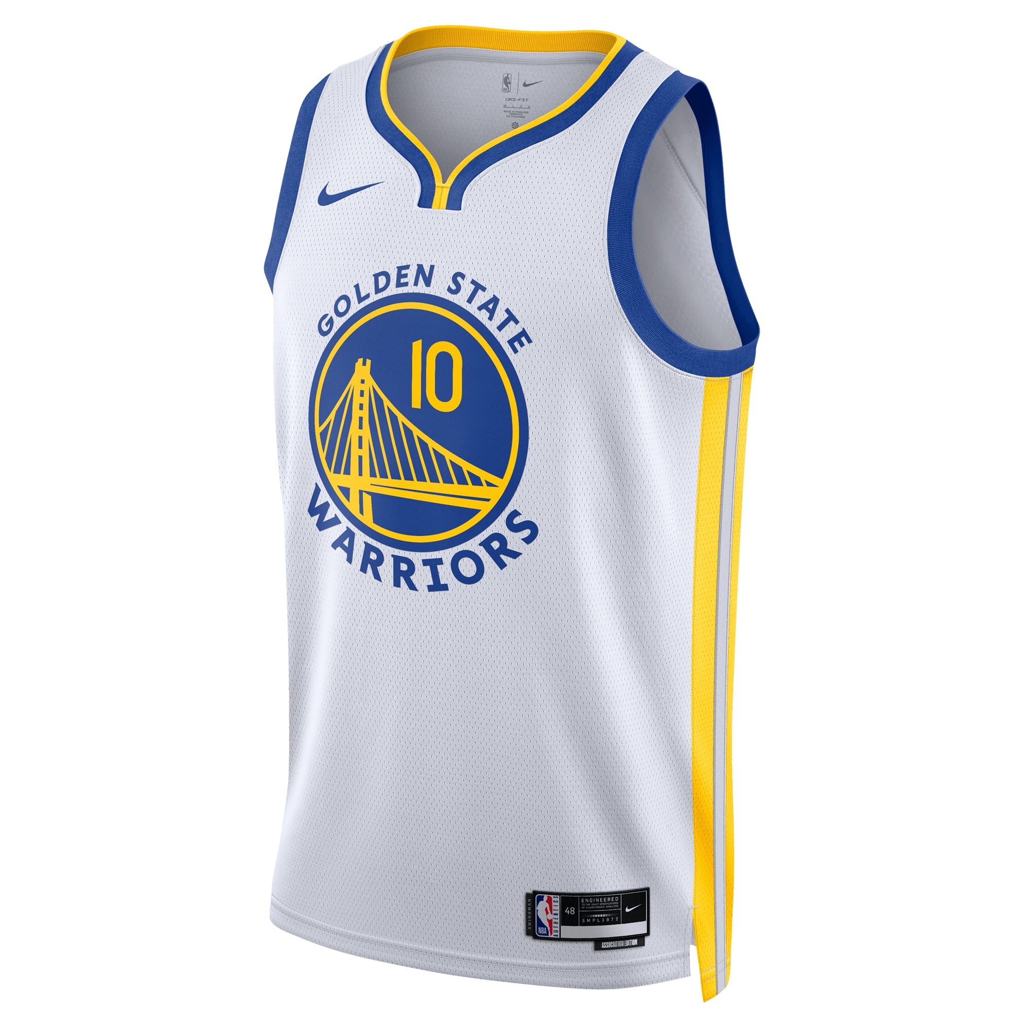 Alternative view of Golden State Warriors Association Edition Swingman Basketball Jersey - White - Jimmy Butler III - Unisex - JS518 